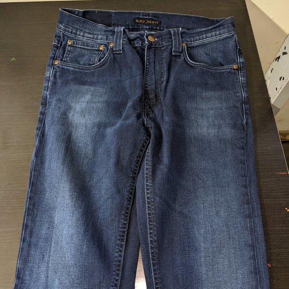 Nudie Jeans Other - Nudie Raw organic mens jeans size 33x34 slim fit